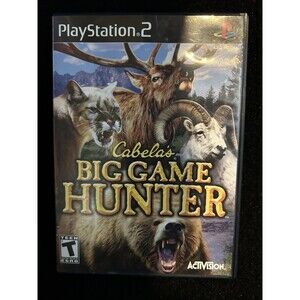 Cabelas Big Game Hunter (PlayStation 2) PS2 Video Game Complete Tested Manual